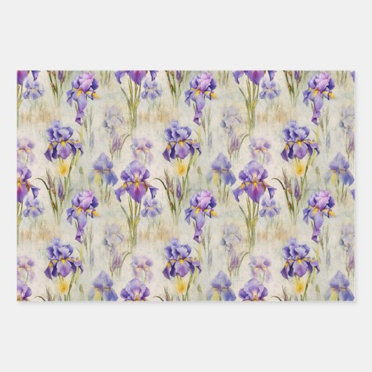 Iris verpakkingspapier inpakpapier vel (Voorkant)