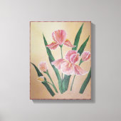 Iris verpakt canvas afdruk (Voorkant)