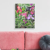Iris verpakt canvas afdruk (Insitu (Woonkamer))