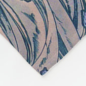 Iris (vier bloemen), Alphonse Mucha Fleece Deken (Hoek)
