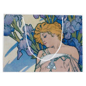 Iris (vier bloemen), Alphonse Mucha Groot Cadeauzakje (Achterkant)