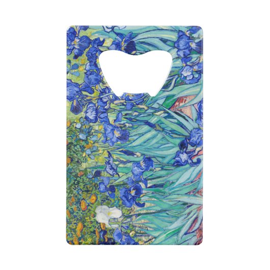 Iris Vincent van Gogh Creditkaart Flessenopener (Voorkant)
