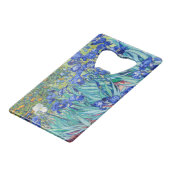 Iris Vincent van Gogh Creditkaart Flessenopener (Voorkant Gekanteld)