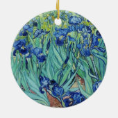 Iris, Vincent van Gogh Keramisch Ornament (Achterkant)