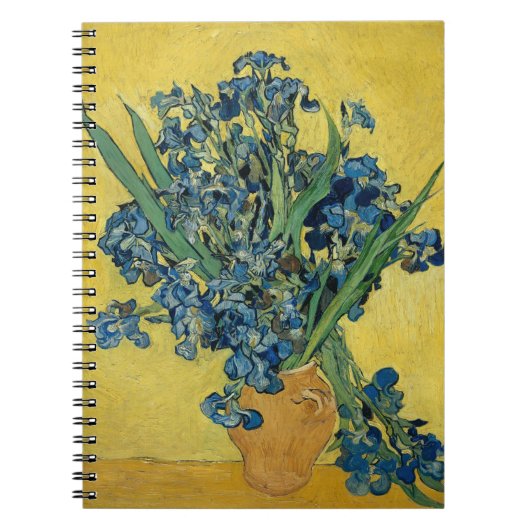 Iris - Vincent van Gogh Kunstwerk Notitieboek (Voorkant)