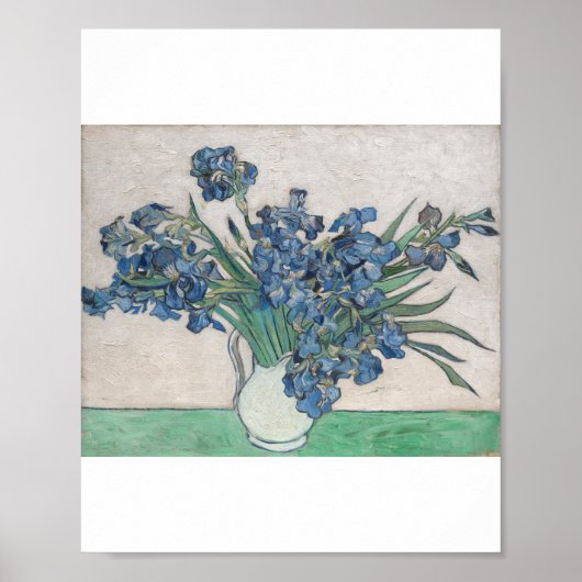 Iris — Vincent van Gogh Poster (Voorkant)