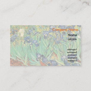 Iris, Vincent van Gogh Visitekaartje