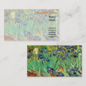 Iris, Vincent van Gogh Visitekaartje (Voorkant / Achterkant)