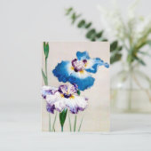 Iris, Watanabe Seitei Briefkaart (Staand voorkant)