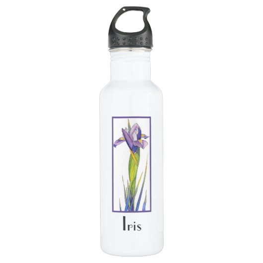 Iris Waterfles (Voorkant)