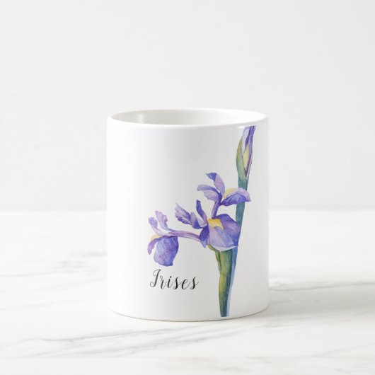 Iris Waterverf Bloemen Koffiemok (Center)