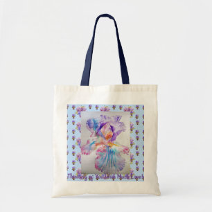 Iris Waterverf floral Dinking of You Canvas tas