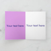 Iris Waterverf Wenskaart met envelop Kaart (Binnen)