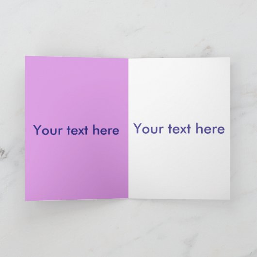 Iris Waterverf Wenskaart met envelop Kaart (Binnen)