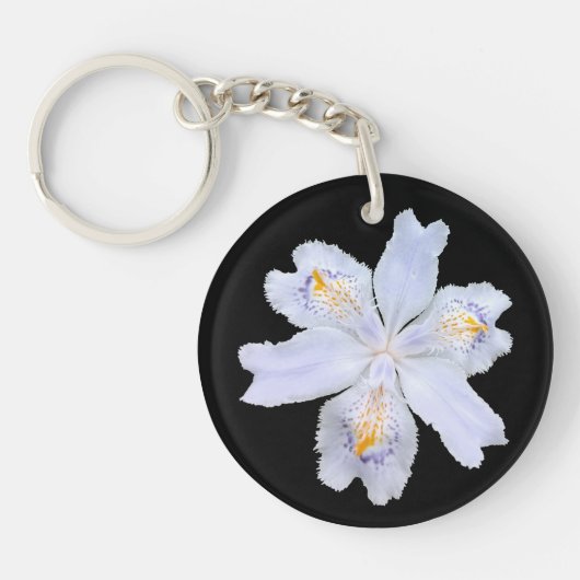 Iris White Sleutelhanger (Voorkant)