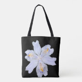 Iris White Tote Bag (Achterkant)