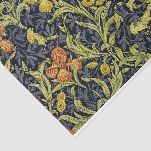 Iris William Morris Patroon Weefselpapier Tissuepapier (Detail)