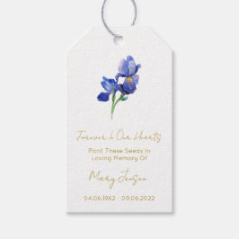 Iris Zaadpakket Rou Cadeau Labels Cadeaulabel