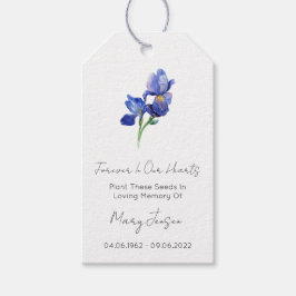Iris Zaadpakket Roucadeautags Cadeaulabel