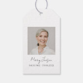 Iris Zaadpakket Roucadeautags Cadeaulabel (Achterkant)