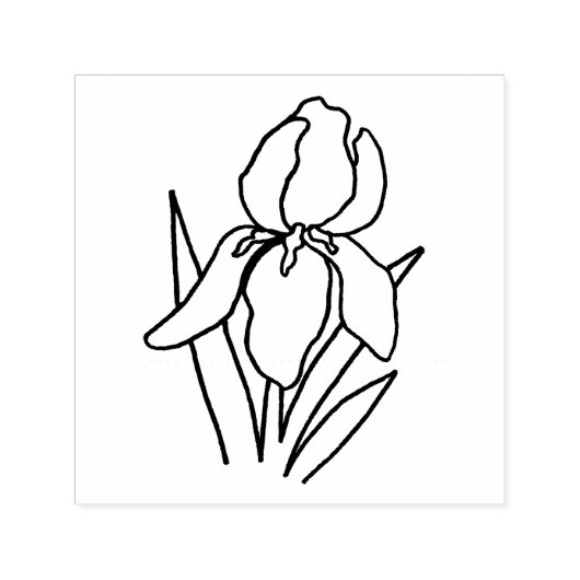 Iris Zelfinking stempel (Design)