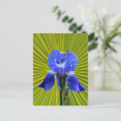 Irisbloem Briefkaart (Staand voorkant)