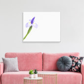 Irisbloem. Canvas Afdruk (Insitu (Woonkamer))