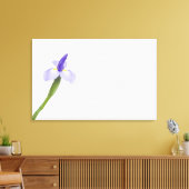 Irisbloem. Canvas Afdruk (Insitu (Woonkamer))
