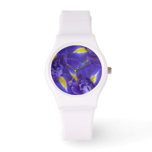 Irisbloemen Horloge