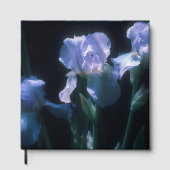 Irisbloemen in de schemering gastenboek (Voorkant)