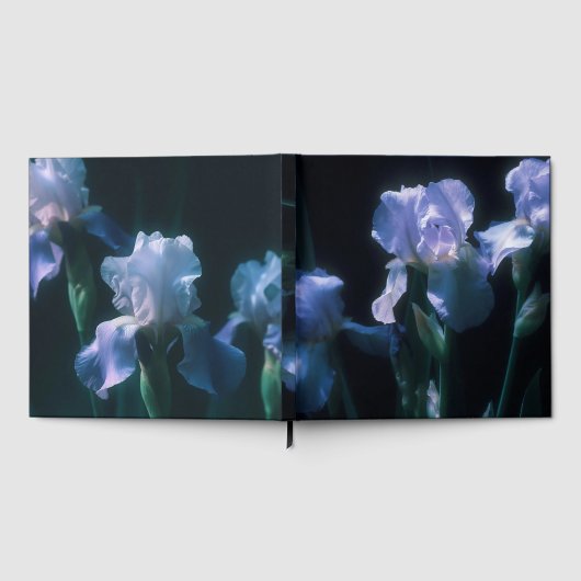 Irisbloemen in de schemering gastenboek (Volledig)