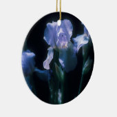 Irisbloemen in de schemering keramisch ornament (Rechts)