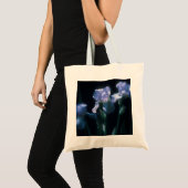 Irisbloemen in de schemering tote bag (Voorkant (product))