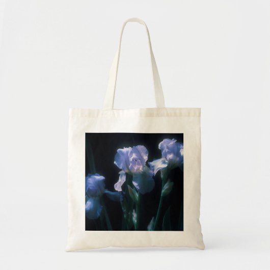 Irisbloemen in de schemering tote bag (Voorkant)