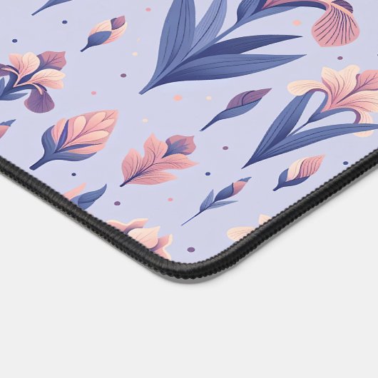Irisbloempatroon Bureaumat (Hoek)