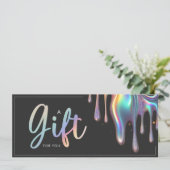 Iriscent Store Zakelijke Salon Cadeaubon (Staand voorkant)