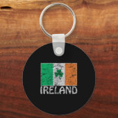 Irische & Irland Flagge Co. Ireland Flag Irish Sleutelhanger (Voorkant)