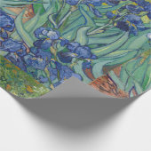Irise Blue Green Yellow Van Gogh Cadeaupapier (Hoek)