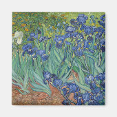Irise Blue Green Yellow Van Gogh Magneet (Voorkant)