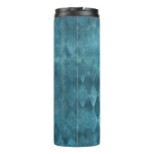 Iriserend Blauwgroen  Harlekijnpatroon Thermosbeker (Achterkant)