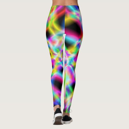 Iriserend Chroom 3 Leggings (Achterkant)