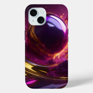 iriserend elegantieontwerp iPhone 15 case