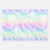 Iriserend glam regenboogpatroon inpakpapier vel (Voorkant 3)