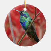 Iriserend glans keramisch ornament (Achterkant)