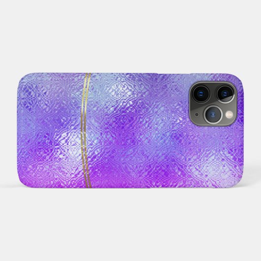 Iriserend glas glanzend goud accent Case-Mate iPhone case (Achterkant (horizontaal))