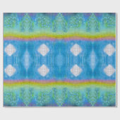 Iriserend, glinsterend, regenboog licht cadeaupapier (Vlak)