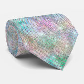 Iriserend glitter-Stropdas Stropdas (Opgerold)