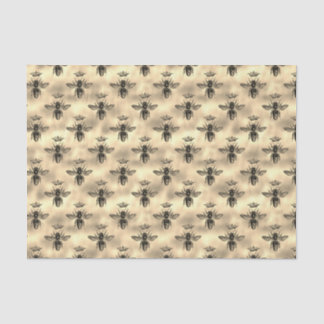 Iriserend gouden koningin bij kroonbijenbijenpatro tissuepapier