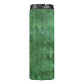 Iriserend Groen  Harlekijnpatroon Thermosbeker (Achterkant)