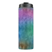 Iriserend  harlekijnpatroon thermosbeker (Voorkant)